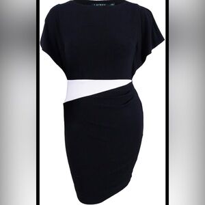 Ralph Lauren black/white dress size 10